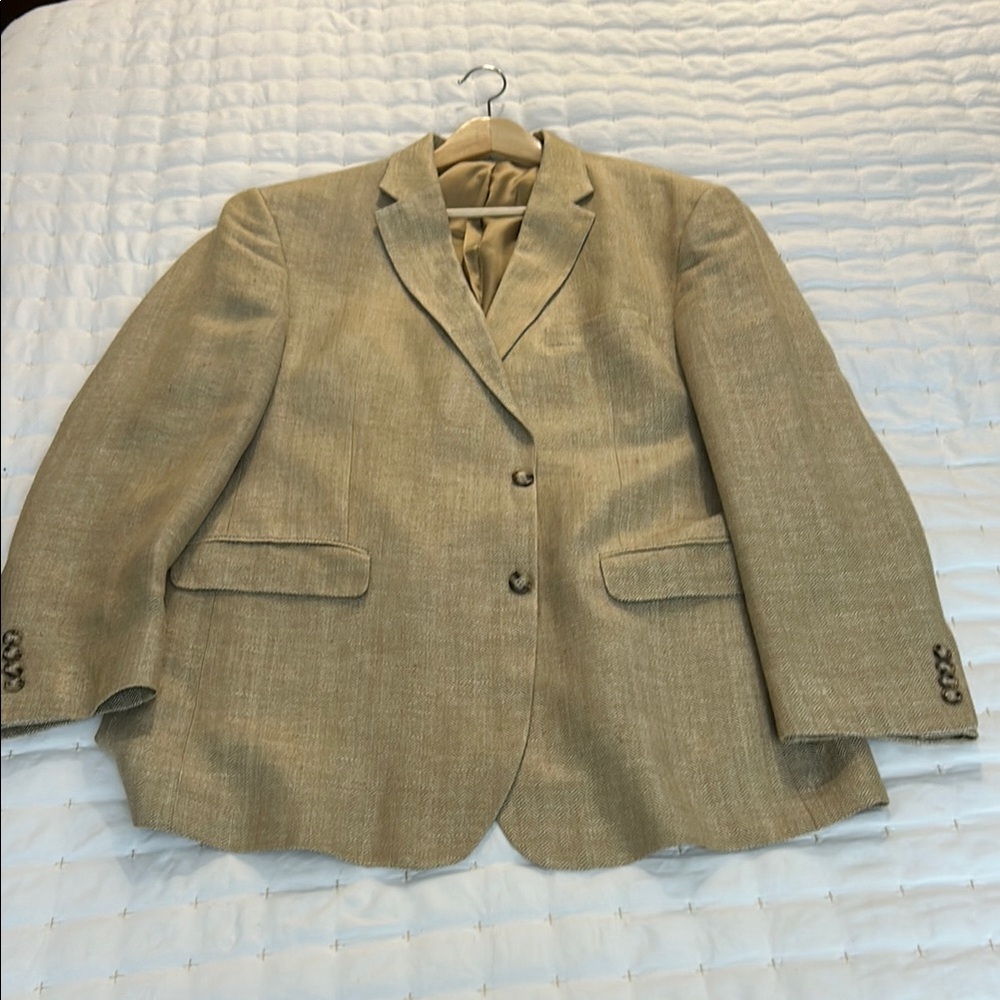 Jos. A. Bank Tan Sport Coat with Notched Lapel